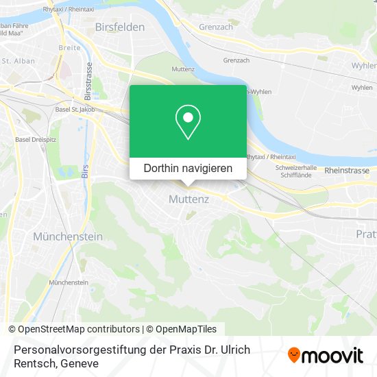 Personalvorsorgestiftung der Praxis Dr. Ulrich Rentsch Karte