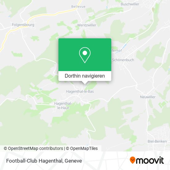 Football-Club Hagenthal Karte