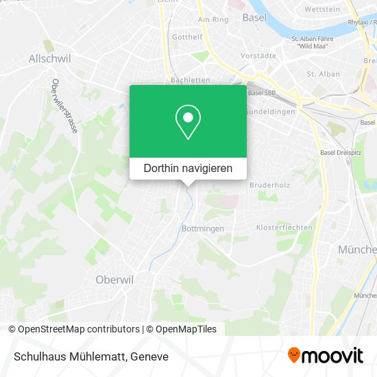 Schulhaus Mühlematt Karte