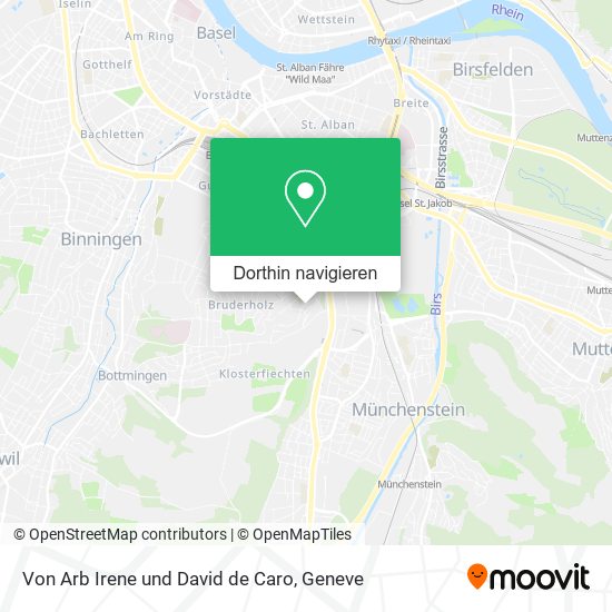 Von Arb Irene und David de Caro Karte