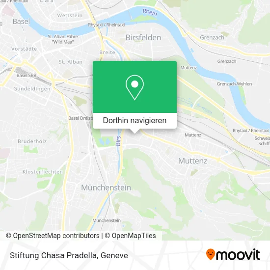 Stiftung Chasa Pradella Karte