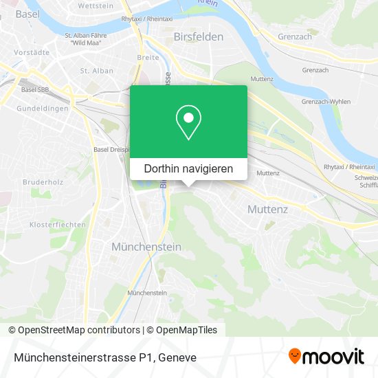 Münchensteinerstrasse P1 Karte