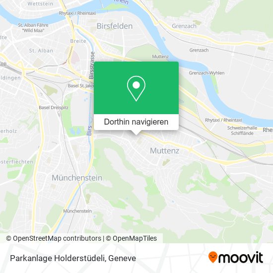 Parkanlage Holderstüdeli Karte
