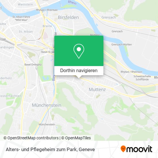 Alters- und Pflegeheim zum Park Karte