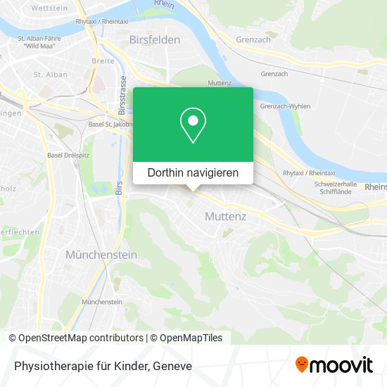 Physiotherapie für Kinder Karte