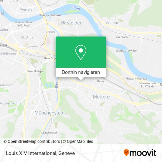 Louis XIV International Karte
