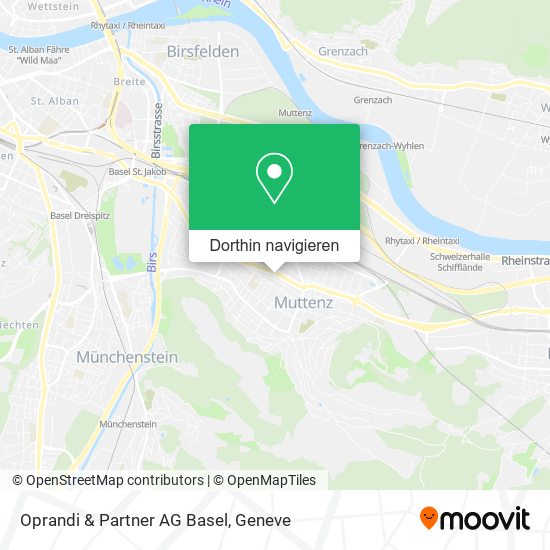 Oprandi & Partner AG Basel Karte