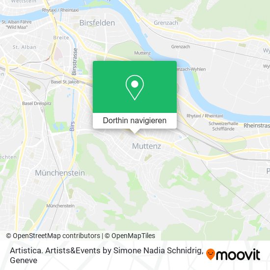 Artistica. Artists&Events by Simone Nadia Schnidrig Karte