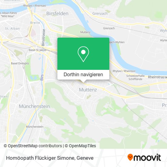 Homöopath Flückiger Simone Karte