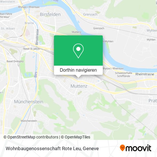 Wohnbaugenossenschaft Rote Leu Karte