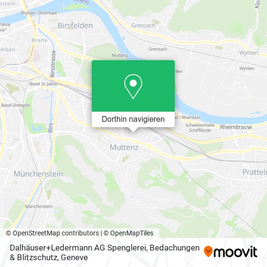 Dalhäuser+Ledermann AG Spenglerei, Bedachungen & Blitzschutz Karte