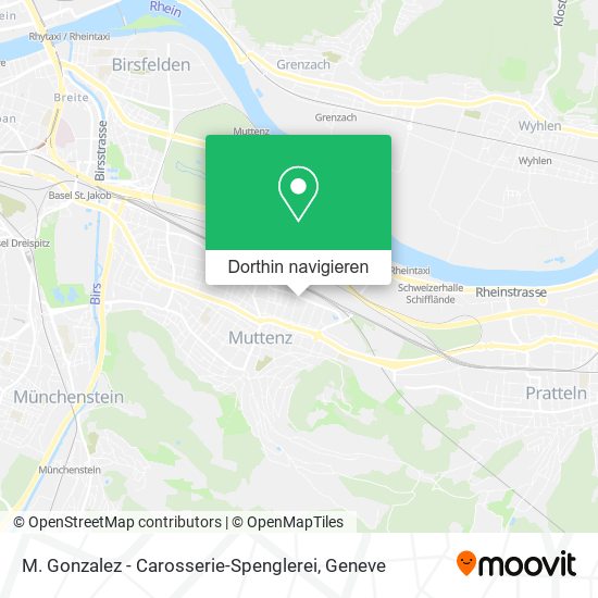M. Gonzalez - Carosserie-Spenglerei Karte