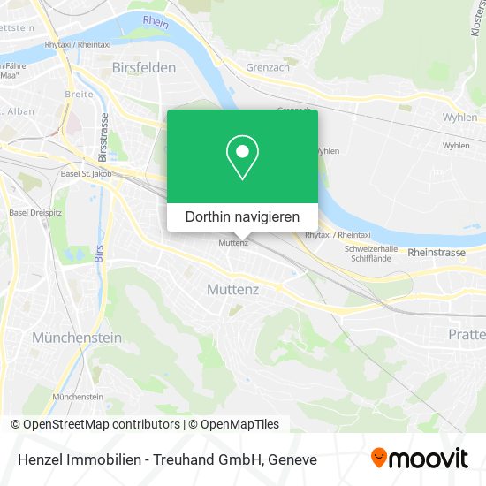 Henzel Immobilien - Treuhand GmbH Karte