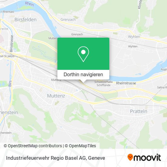 Industriefeuerwehr Regio Basel AG Karte