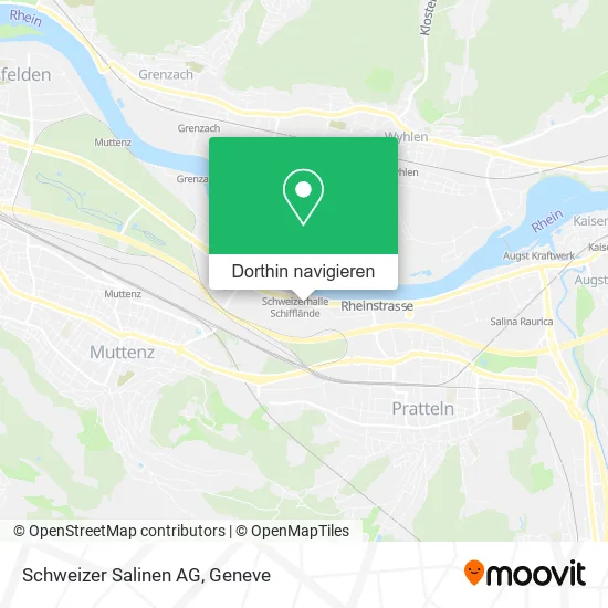 Schweizer Salinen AG Karte