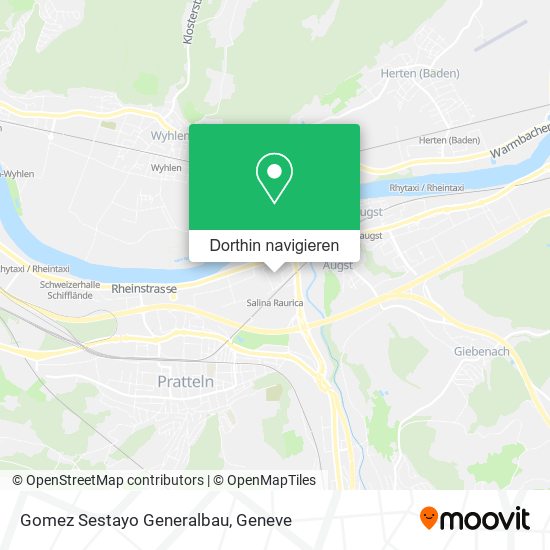 Gomez Sestayo Generalbau Karte