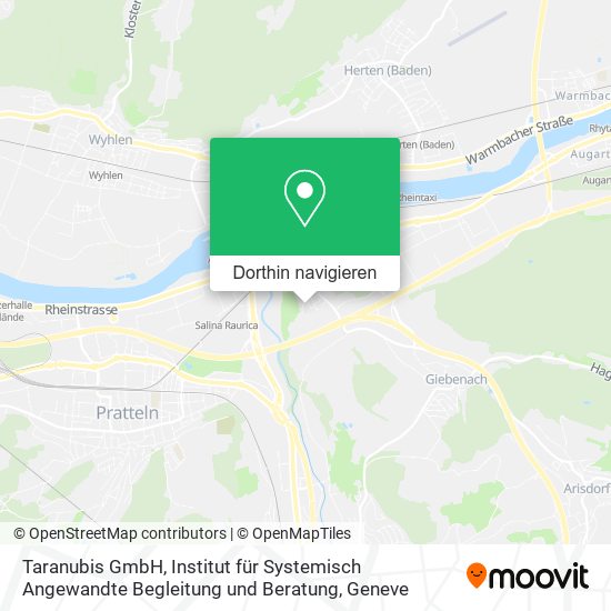 Taranubis GmbH, Institut für Systemisch Angewandte Begleitung und Beratung Karte