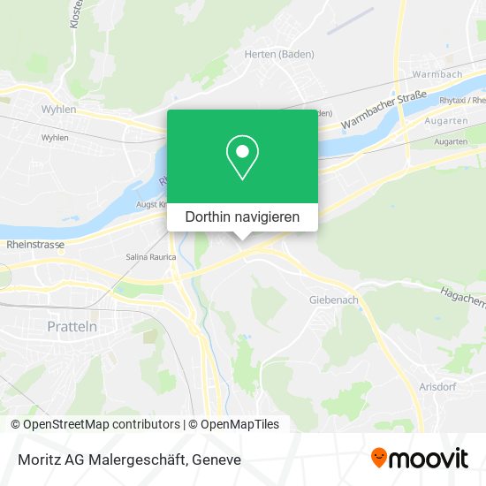 Moritz AG Malergeschäft Karte