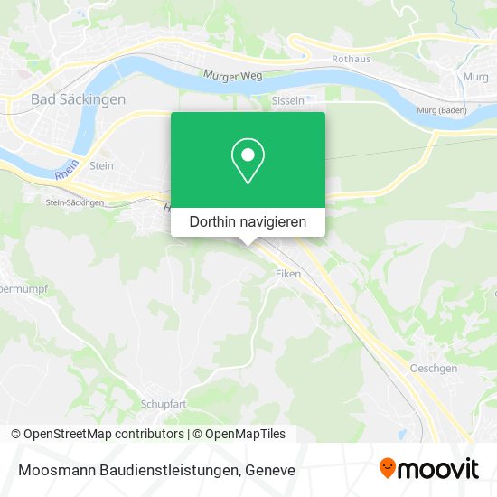 Moosmann Baudienstleistungen Karte