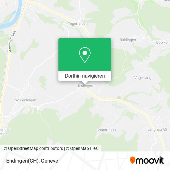 Endingen(CH) Karte