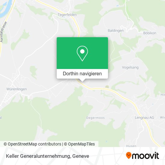 Keller Generalunternehmung Karte