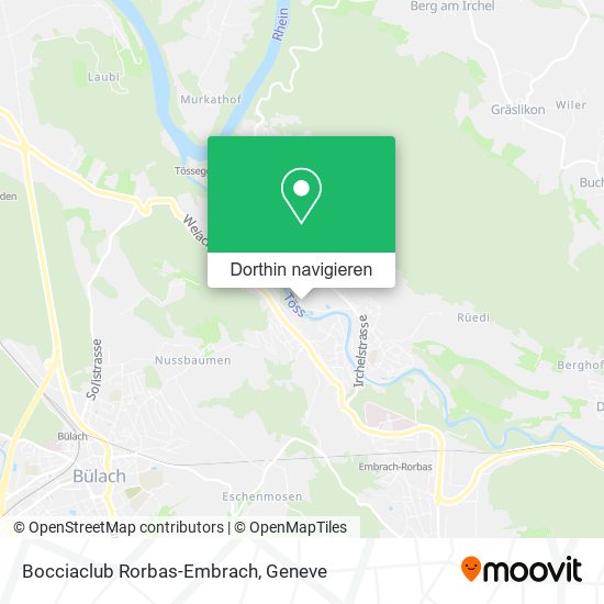 Bocciaclub Rorbas-Embrach Karte