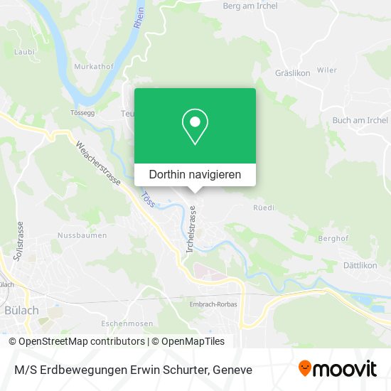 M / S Erdbewegungen Erwin Schurter Karte