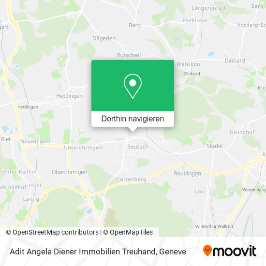 Adit Angela Diener Immobilien Treuhand Karte