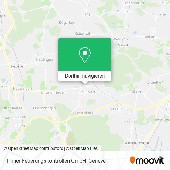 Tinner Feuerungskontrollen GmbH Karte