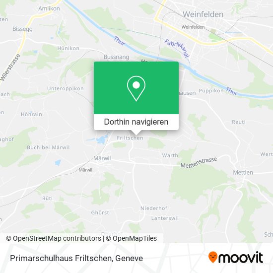 Primarschulhaus Friltschen Karte