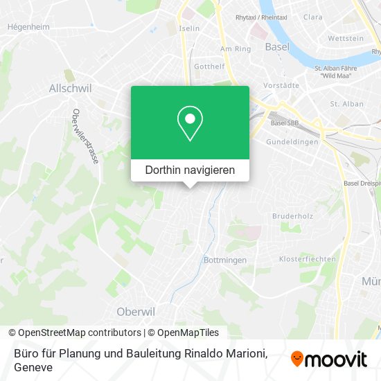 Büro für Planung und Bauleitung Rinaldo Marioni Karte