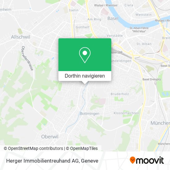 Herger Immobilientreuhand AG Karte