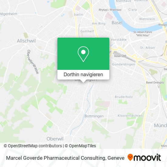 Marcel Goverde Pharmaceutical Consulting Karte
