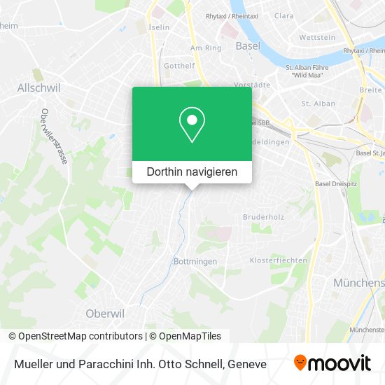 Mueller und Paracchini Inh. Otto Schnell Karte