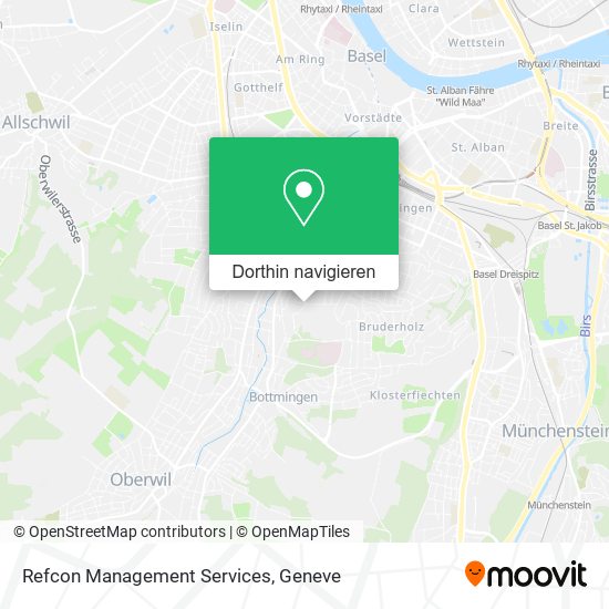 Refcon Management Services Karte