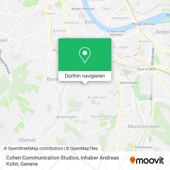 Cohen Communication Studios, Inhaber Andreas Kohn Karte