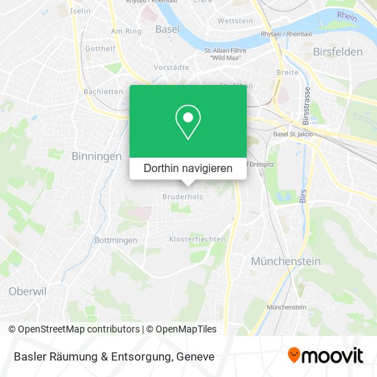 Basler Räumung & Entsorgung Karte