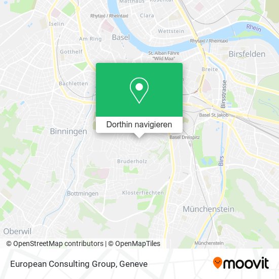 European Consulting Group Karte