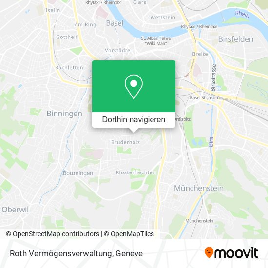 Roth Vermögensverwaltung Karte