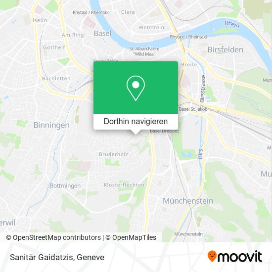 Sanitär Gaidatzis Karte
