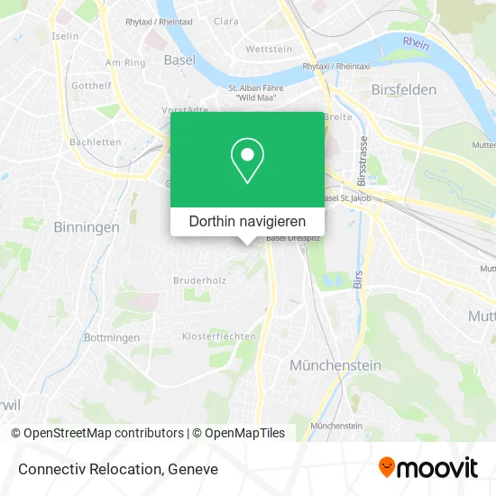 Connectiv Relocation Karte