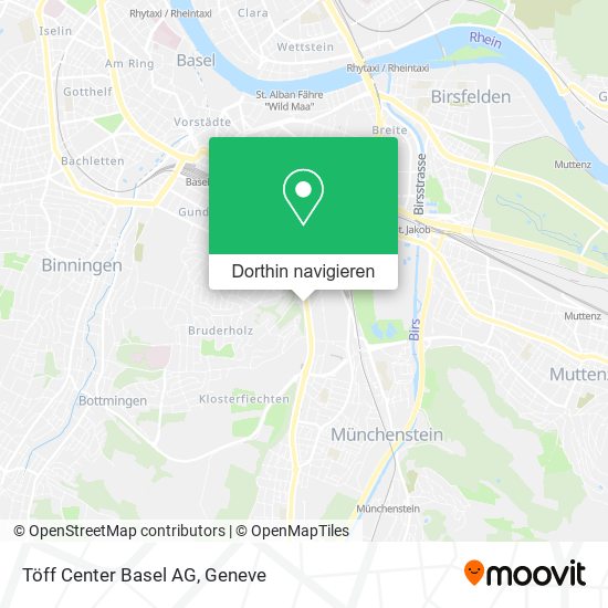 Töff Center Basel AG Karte