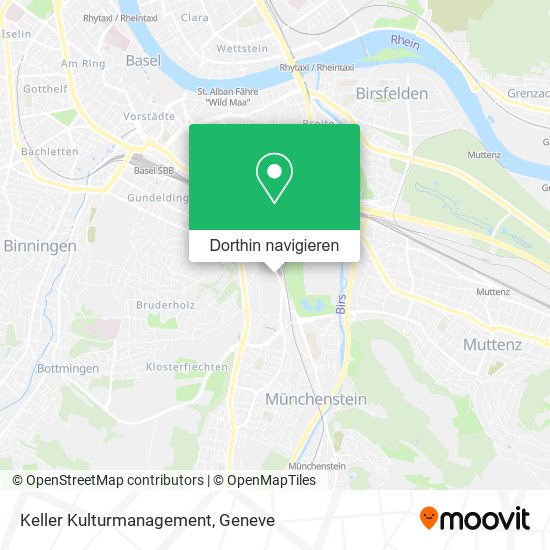 Keller Kulturmanagement Karte