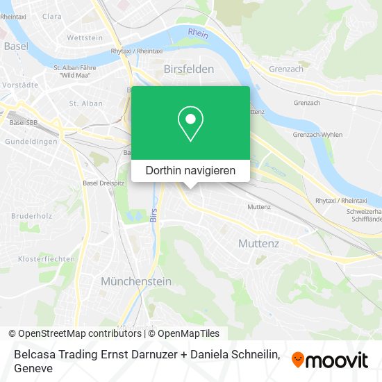 Belcasa Trading Ernst Darnuzer + Daniela Schneilin Karte