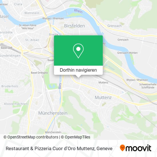 Restaurant & Pizzeria Cuor d'Oro Muttenz Karte