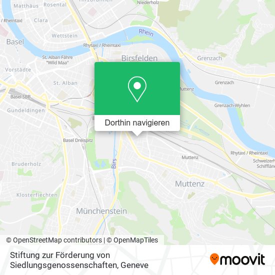 Stiftung zur Förderung von Siedlungsgenossenschaften Karte