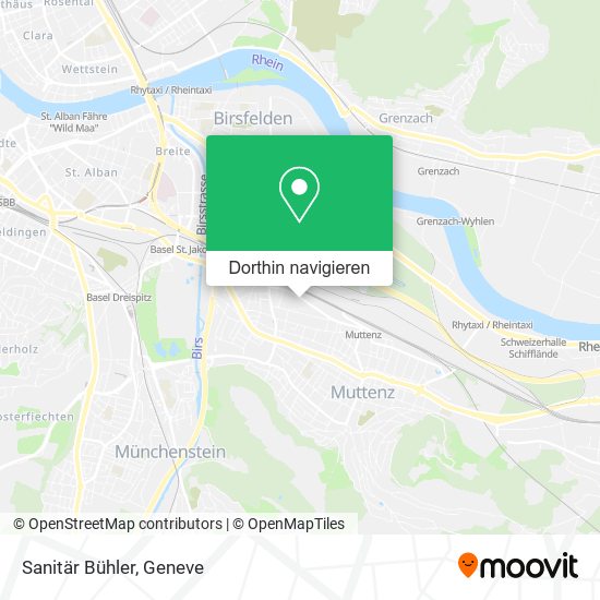 Sanitär Bühler Karte