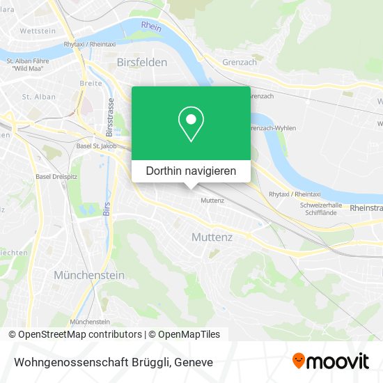 Wohngenossenschaft Brüggli Karte