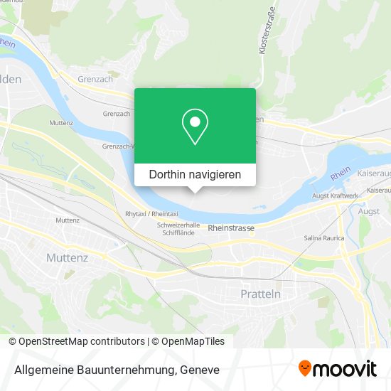 Allgemeine Bauunternehmung Karte