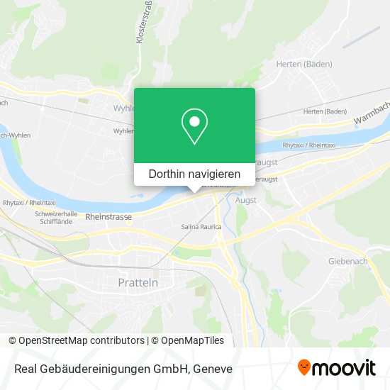 Real Gebäudereinigungen GmbH Karte